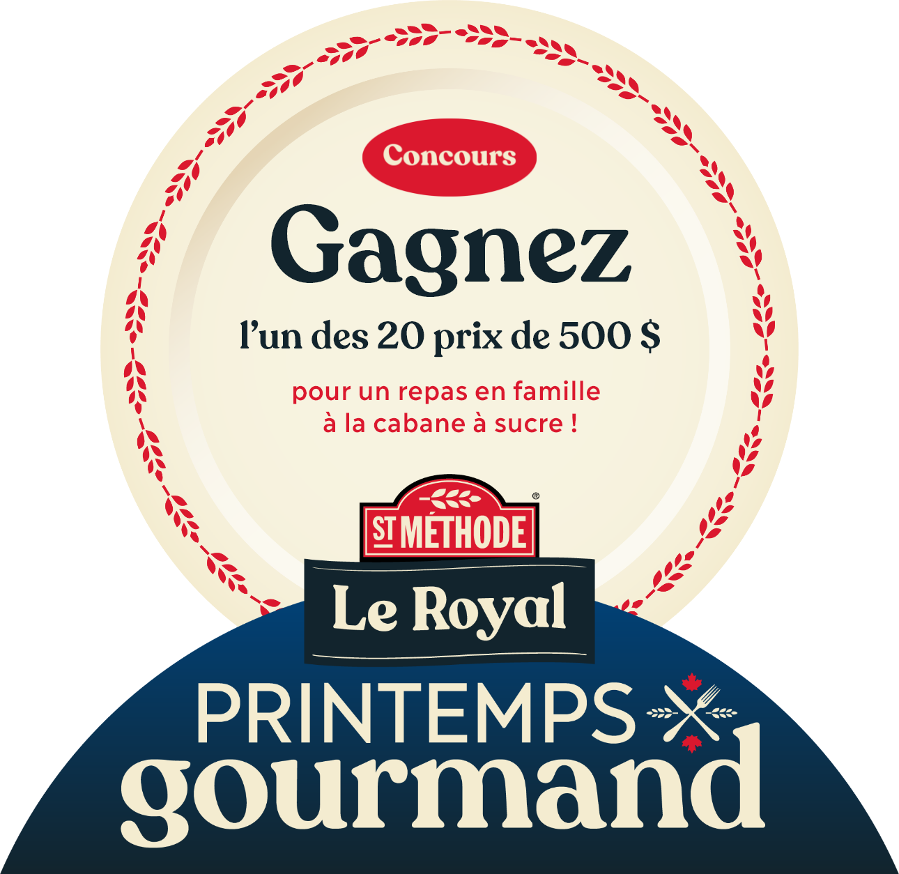 CONCOURS - Gagnez l’un des 20 prix de 500$ pour un repas en famille à la cabane à sucre!